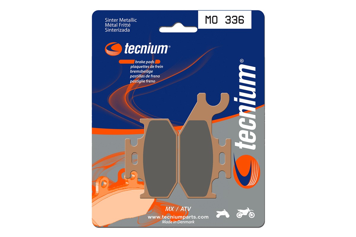Plaquettes de frein TECNIUM MX/Quad métal fritté - MO336