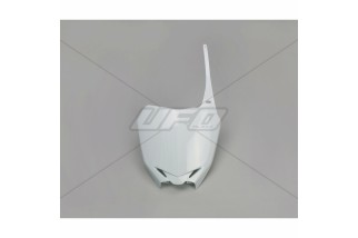 Plaque numéro frontale UFO blanc Suzuki RM-Z250/450