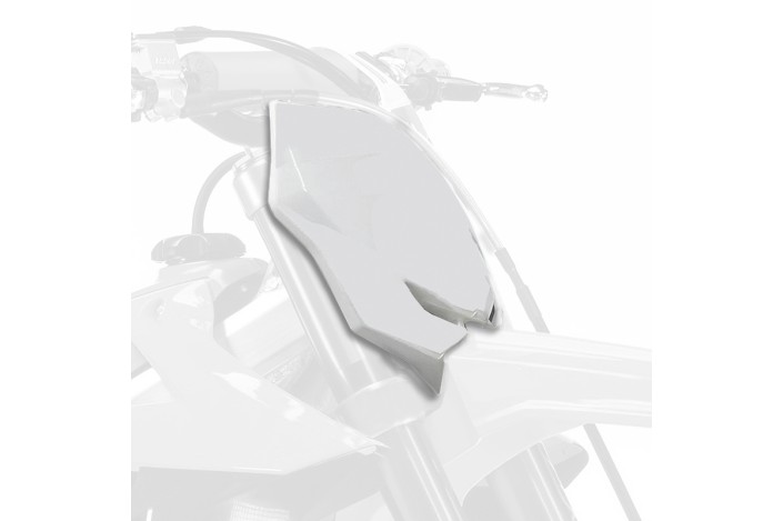 Plaque numéro frontale POLISPORT blanc Suzuki RM-Z450