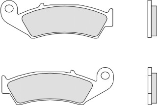 Plaquettes de frein BREMBO route carbone céramique - 07HO2506