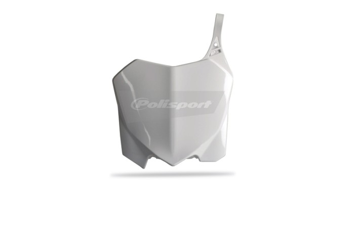Plaque numéro frontale POLISPORT blanc Honda CRF250R/CRF450R