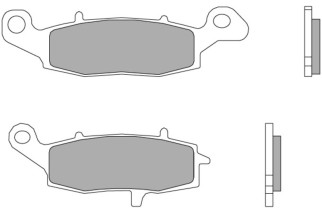 Plaquettes de frein BREMBO route carbone céramique - 07KA1907