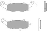 Plaquettes de frein BREMBO route carbone céramique - 07KA1907