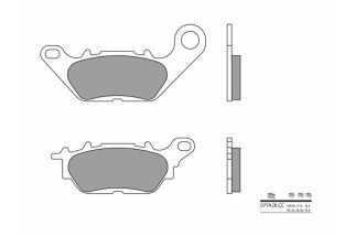Plaquettes de frein BREMBO route carbone céramique - 07YA28CC