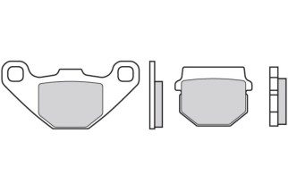 Plaquettes de frein BREMBO route carbone céramique - 07HO1118