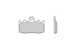 Plaquettes de frein BREMBO route/sport métal fritté - 07BB26SR