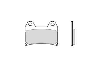 Plaquettes de frein BREMBO route/sport métal fritté - 07BB19SR