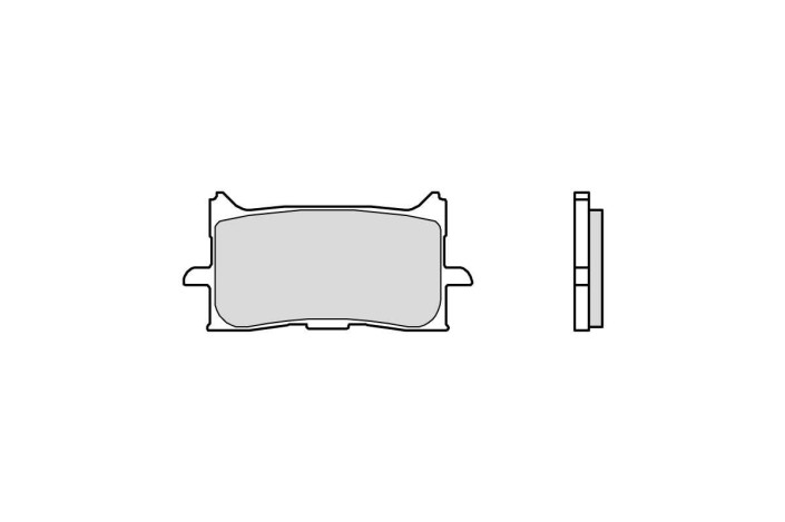 Plaquettes de frein BREMBO route métal fritté - 07HO62LA