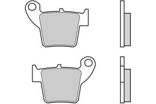 Plaquettes de frein BREMBO Off-Road métal fritté - 07HO48SX