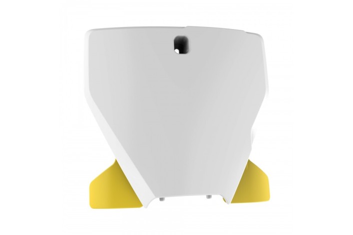 Plaque numéro frontale POLISPORT blanc Husqvarna