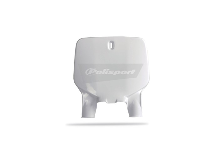 Plaque numéro frontale POLISPORT blanc Kawasaki KX125/KX250