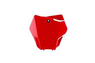 Plaque numéro frontale POLISPORT rouge Gas Gas MC