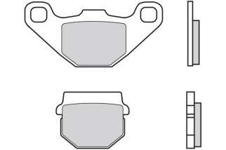 Plaquettes de frein BREMBO route carbone céramique - 07KA0717