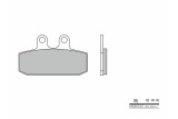 Plaquettes de frein BREMBO route carbone céramique - 07GR13CC