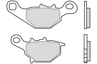 Plaquettes de frein BREMBO Scooter carbone céramique - 07036CC