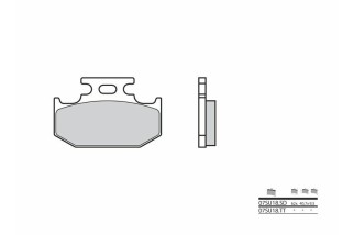 Plaquettes de frein BREMBO Off-Road métal fritté - 07SU18SD