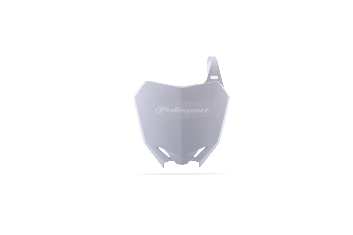 Plaque numéro frontale POLISPORT blanc Suzuki RM-Z250/RM-Z450