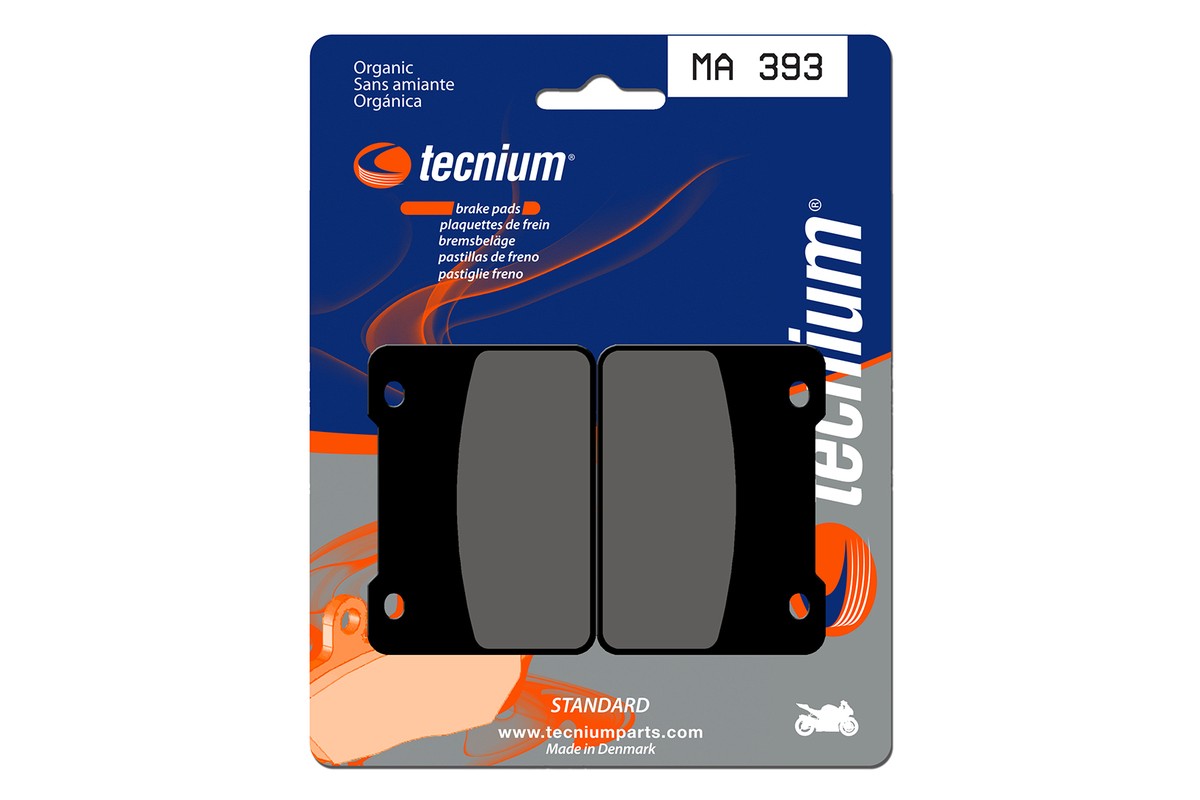 Plaquettes de frein TECNIUM route organique - MA393