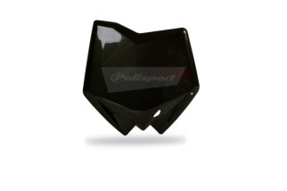 Plaque numéro frontale POLISPORT noir Husqvarna