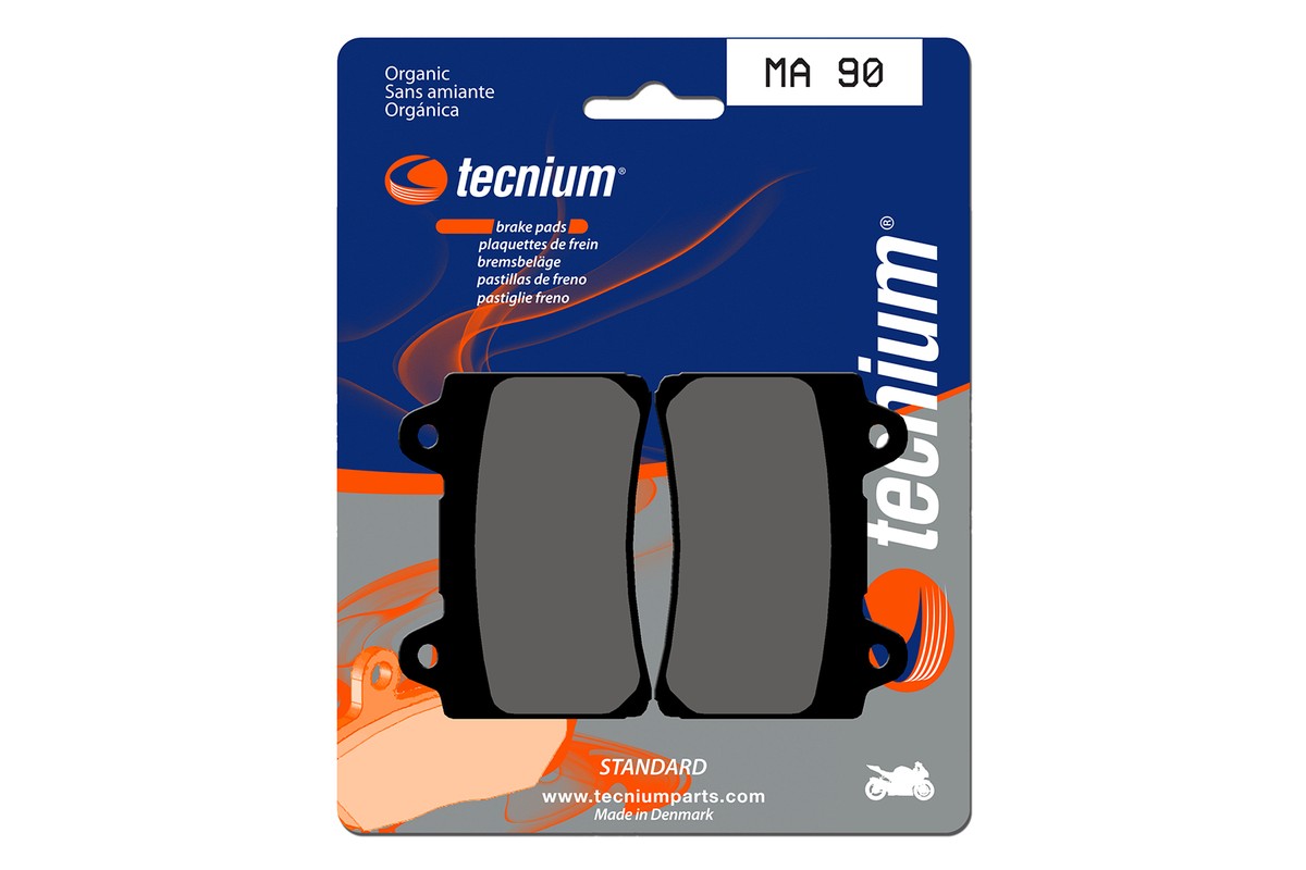 Plaquettes de frein TECNIUM route organique - MA90