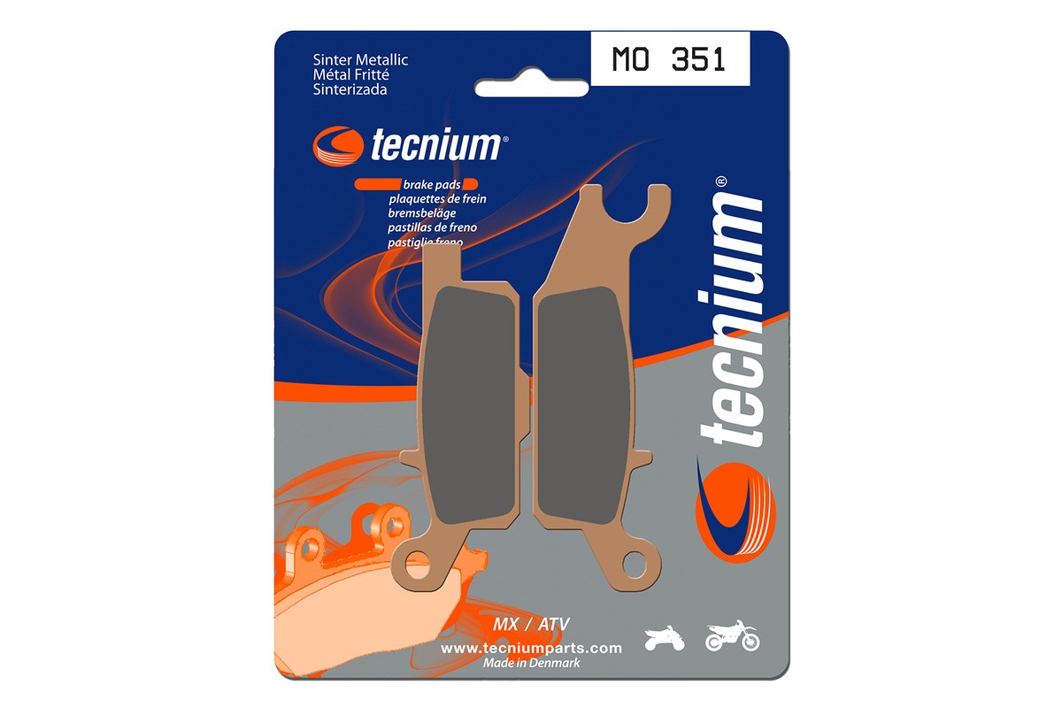 Plaquettes de frein TECNIUM MX/Quad métal fritté - MO351