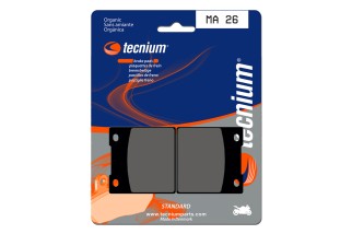 Plaquettes de frein TECNIUM route organique - MA26