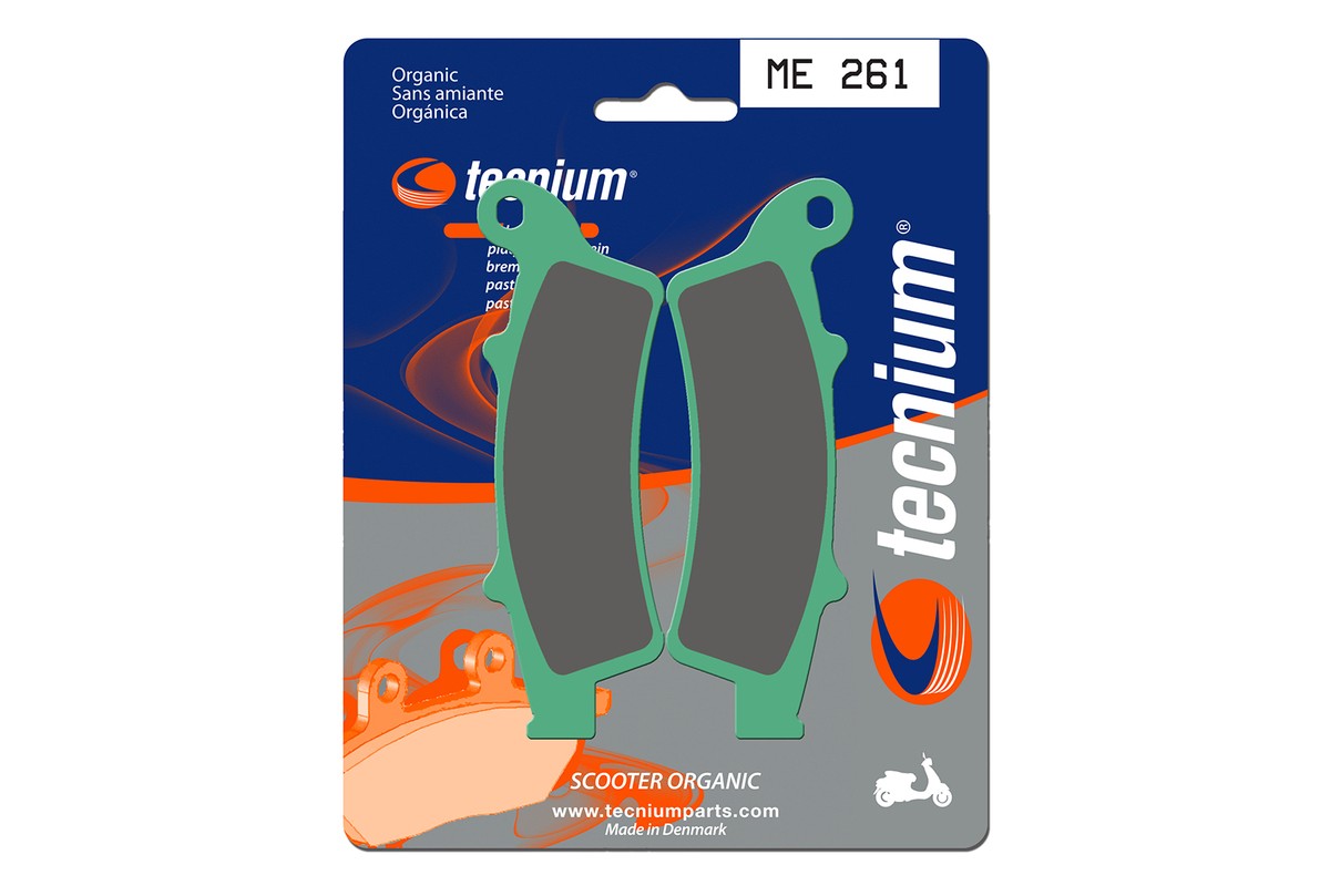 Plaquettes de frein TECNIUM Scooter organique - ME261
