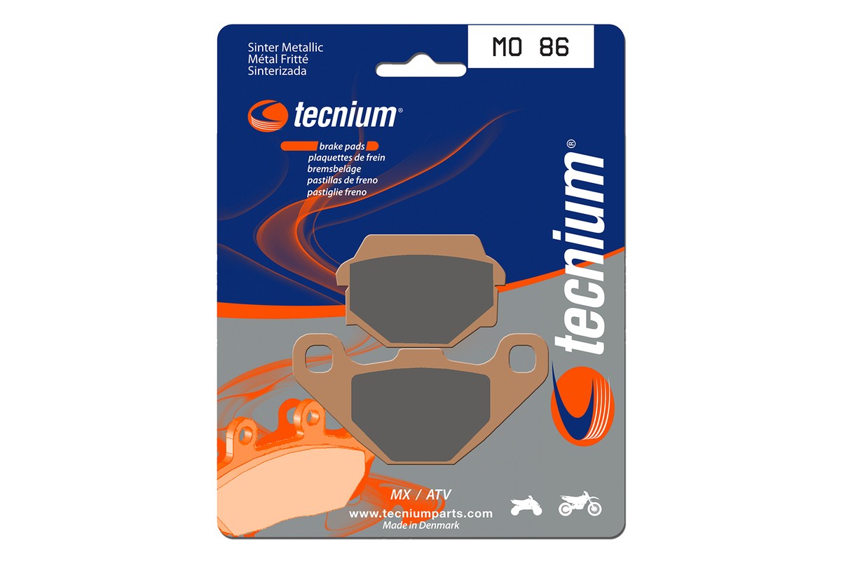 Plaquettes de frein TECNIUM MX/Quad métal fritté - MO86