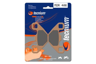 Plaquettes de frein TECNIUM Racing MX/Quad métal fritté - MOR406