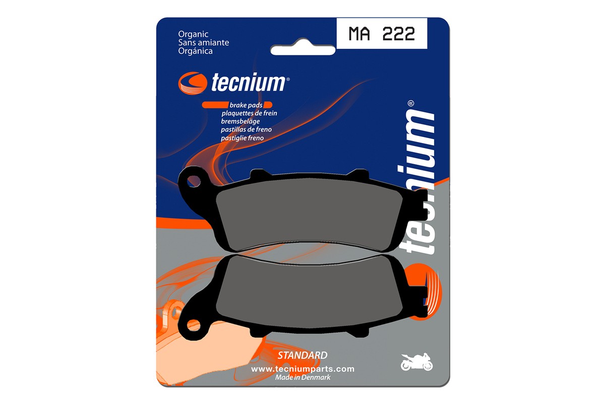 Plaquettes de frein TECNIUM route organique - MA222