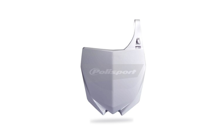Plaque numéro frontale POLISPORT blanc Yamaha