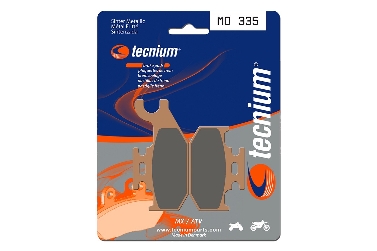 Plaquettes de frein TECNIUM MX/Quad métal fritté - MO335