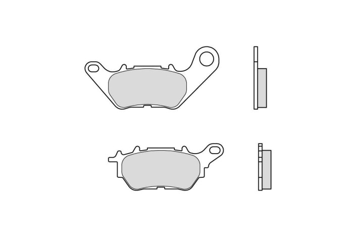 Plaquettes de frein BREMBO route carbone céramique - 07YA53CC