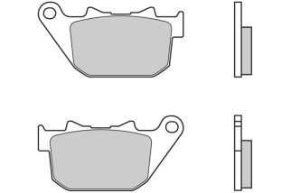 Plaquettes de frein BREMBO route métal fritté - 07HD14SP