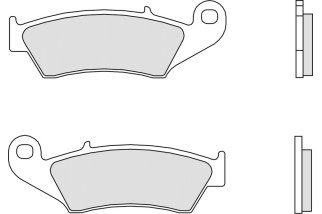 Plaquettes de frein BREMBO route carbone céramique - 07KA1705