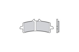 Plaquettes de frein BREMBO route/sport métal fritté - 07BB37SR