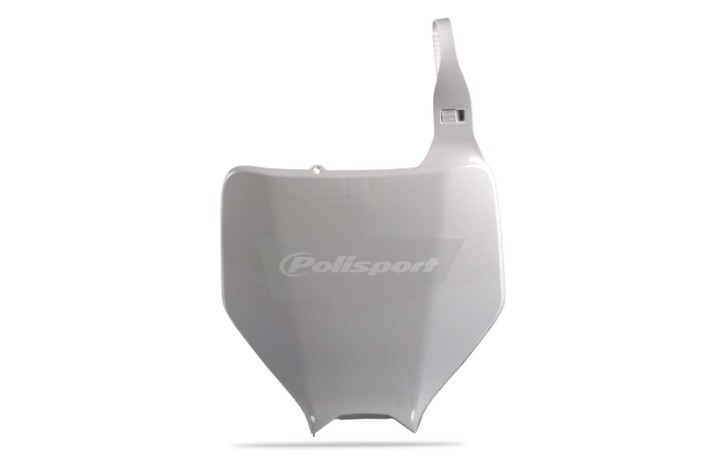 Plaque numéro frontale POLISPORT blanc Kawasaki KX/KX-F et Suzuki RM-Z250