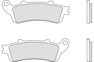 Plaquettes de frein BREMBO Scooter carbone céramique - 07072CC