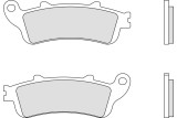 Plaquettes de frein BREMBO Scooter carbone céramique - 07072CC