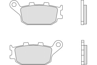 Plaquettes de frein BREMBO route carbone céramique - 07HO3607