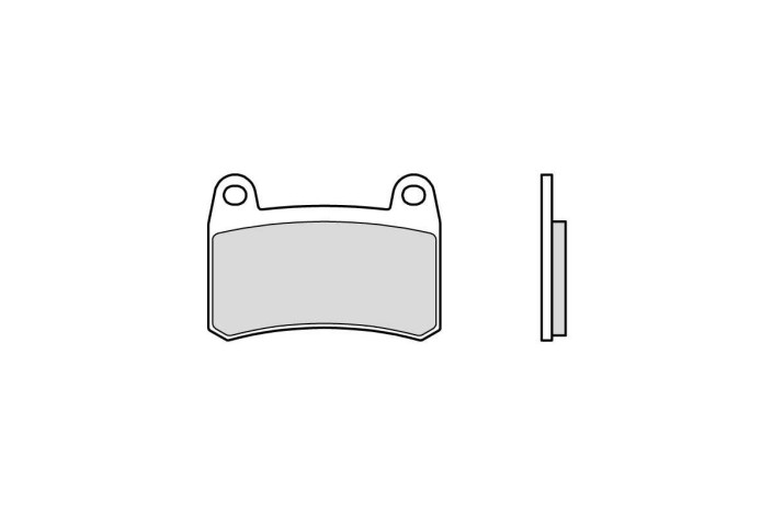 Plaquettes de frein BREMBO route métal fritté - 07GR83SA