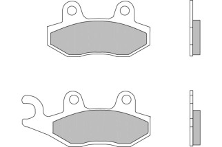 Plaquettes de frein BREMBO route carbone céramique - 07YA2106