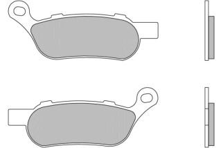 Plaquettes de frein BREMBO route métal fritté - 07HD07SP