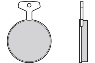 Plaquettes de frein BREMBO route carbone céramique - 07YA0207