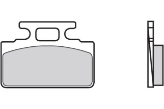 Plaquettes de frein BREMBO Scooter carbone céramique - 07031