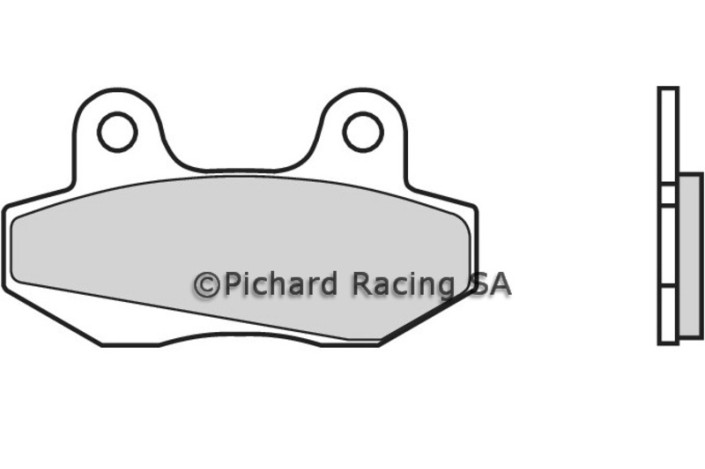 Plaquettes de frein BREMBO Scooter carbone céramique - 07027