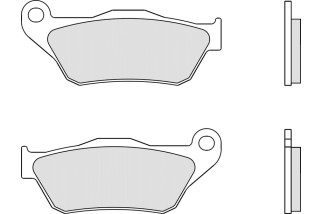 Plaquettes de frein BREMBO Scooter carbone céramique - 07065
