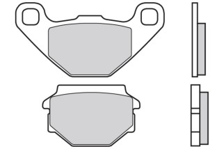 Plaquettes de frein BREMBO Scooter carbone céramique - 07014