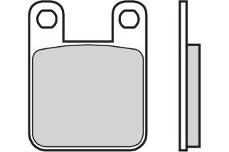 Plaquettes de frein BREMBO Scooter carbone céramique - 07044
