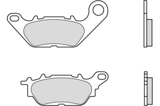 Plaquettes de frein BREMBO Scooter carbone céramique - 07114CC